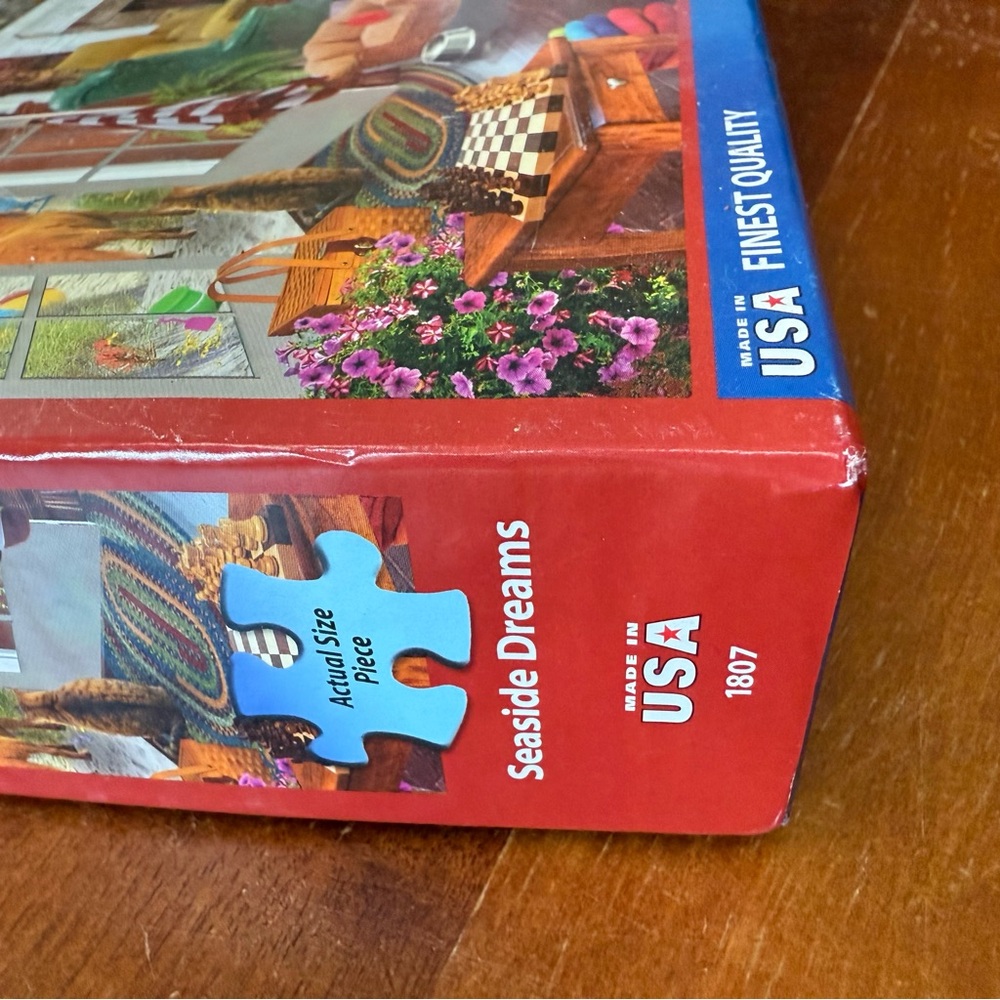 WHITE MOUNTAIN 1000pc Seaside Dreams puzzle - Picture 6 of 10